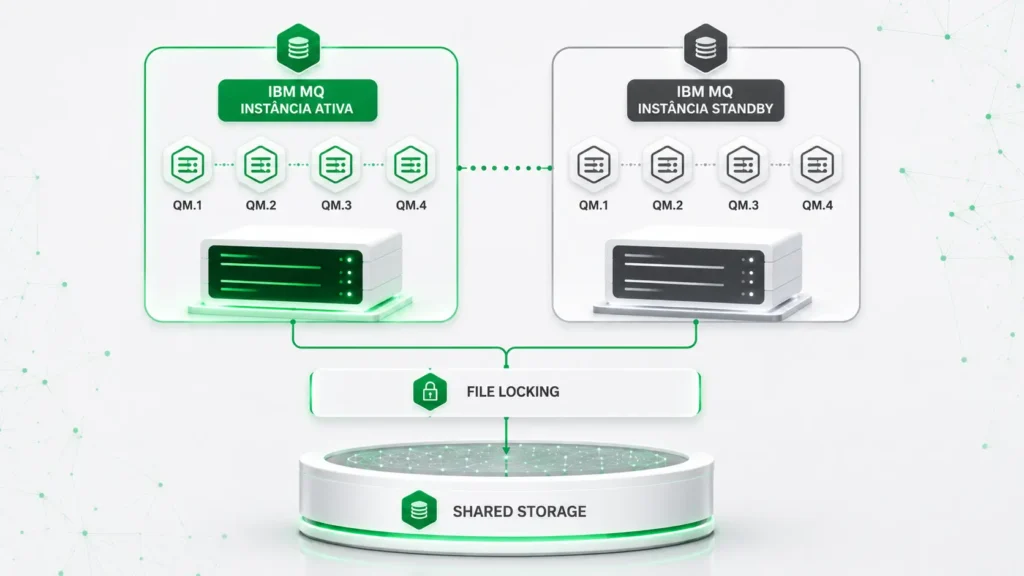 IBM MQ Multi-Instance alta disponibilidade.